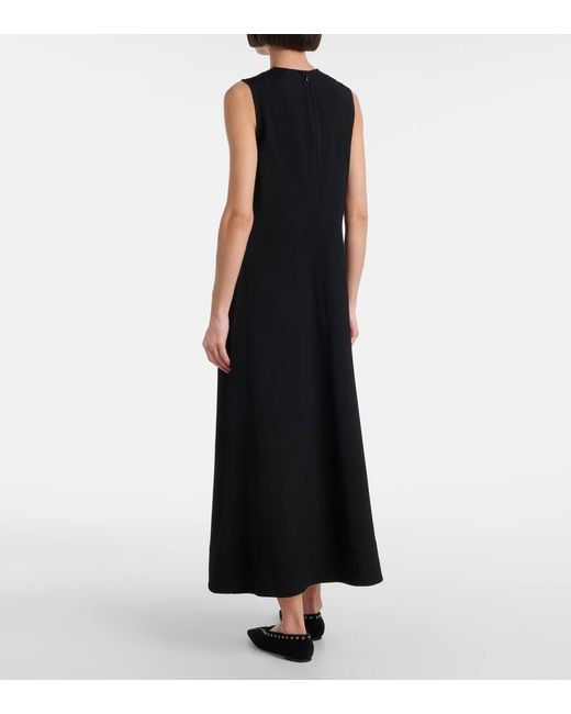Totême  Black Striped Maxi Dress