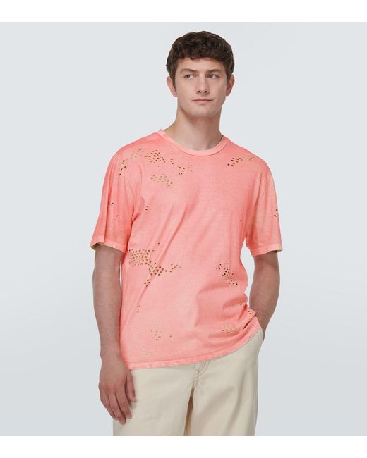 NOTSONORMAL Pink Checked Cotton Overshirt for men