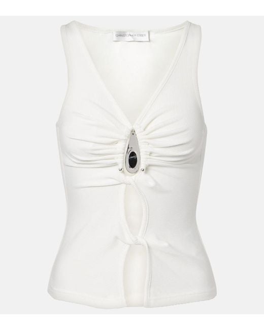 Top Christopher Esber en coloris White