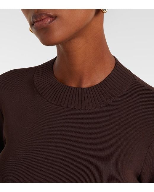Christopher Esber Brown Cropped-Top