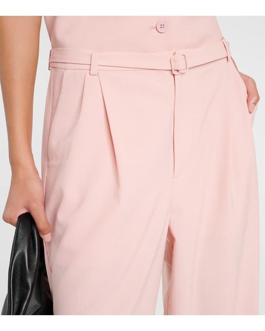 Sir Pink Weite Mid-Rise-Hose Dario