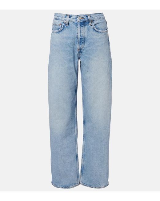 Agolde Blue Arc 32 Wide-Leg Jeans