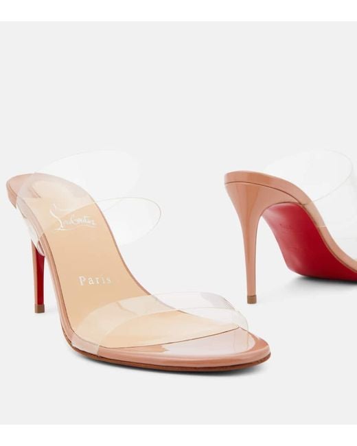 Christian Louboutin Natural Just Nothing 85 Tpu Sandals