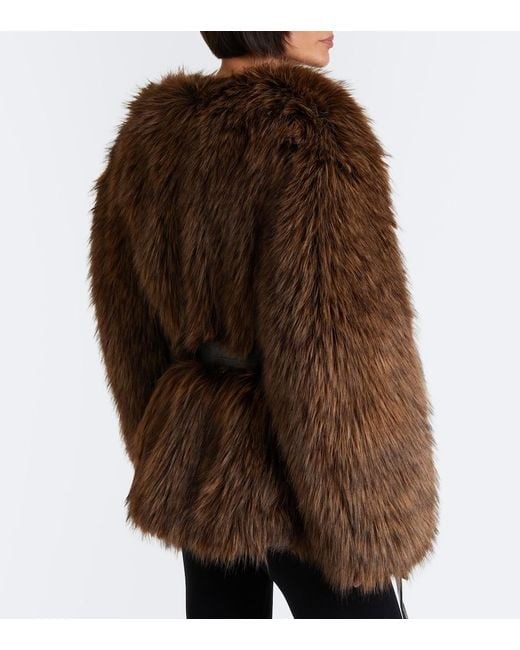 Magda Butrym Brown Belted Jacket