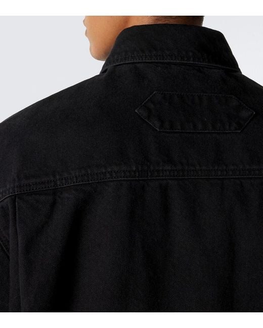 Jacquemus Black Canevas De-Nimes Denim Jacket for men