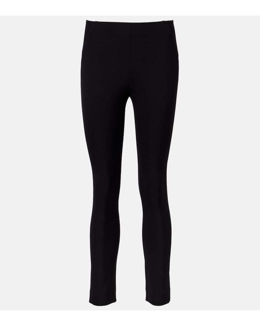 Pantalon Slim Scuba Raccourci Veronica Beard en coloris Blue