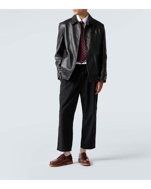 Junya Watanabe X Heinrich Dinkelack Segelschuhe Aus Leder in Brown für Herren