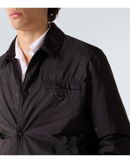 Giacca Blouson di Prada in Black da Uomo