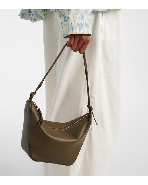 Loewe Brown Hammock Mini Leather Shoulder Bag