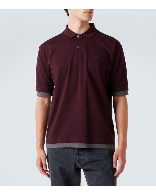 Polo di Prada in Red da Uomo