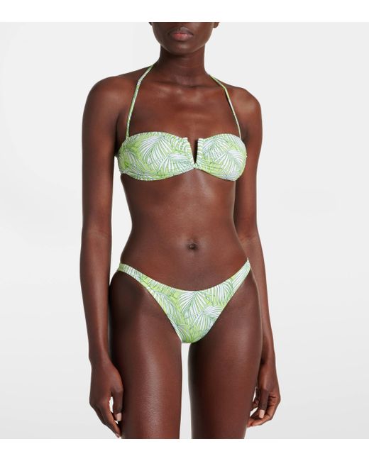 Culotte de bikini Alba imprimee Melissa Odabash en coloris Green
