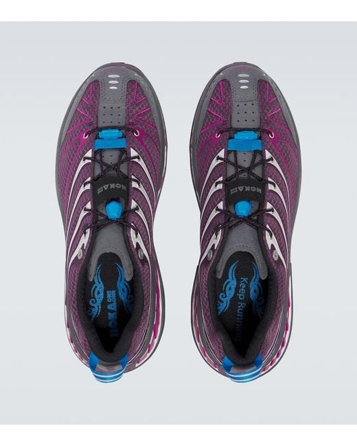 Hoka One One Purple Stinson Evo Og Running Shoes for men