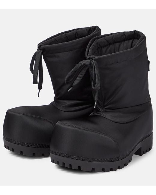 Balenciaga Black Alaska Low Snow Boots