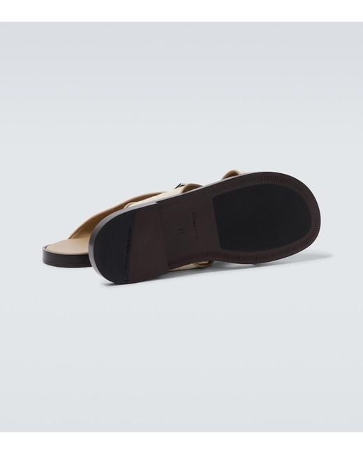 Dolce & Gabbana Multicolor Salt&Pepper Nappa Sandal for men