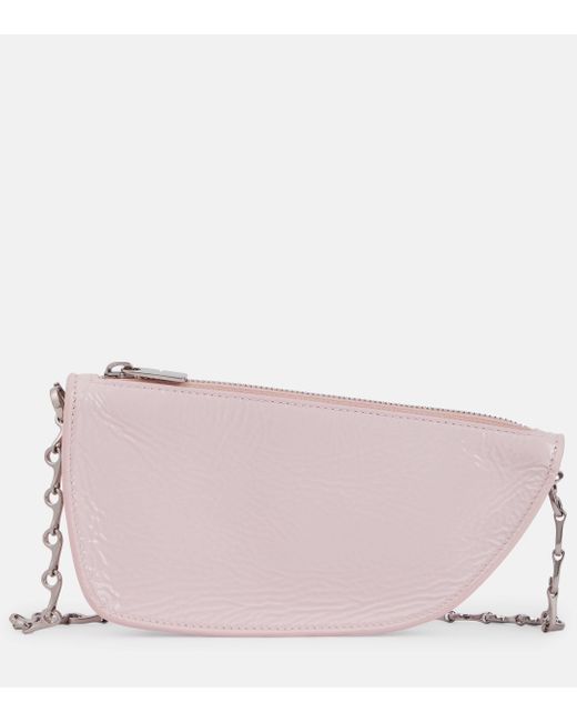 Burberry Pink Micro Leather Shoulder Bag
