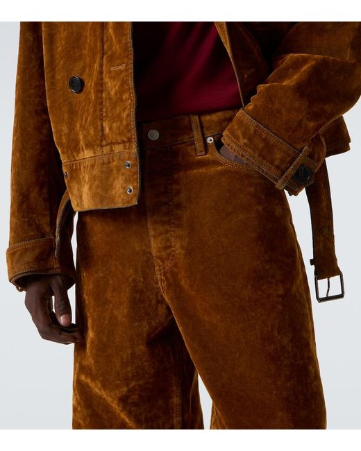 Jean Ample Pine Dries Van Noten pour homme en coloris Brown