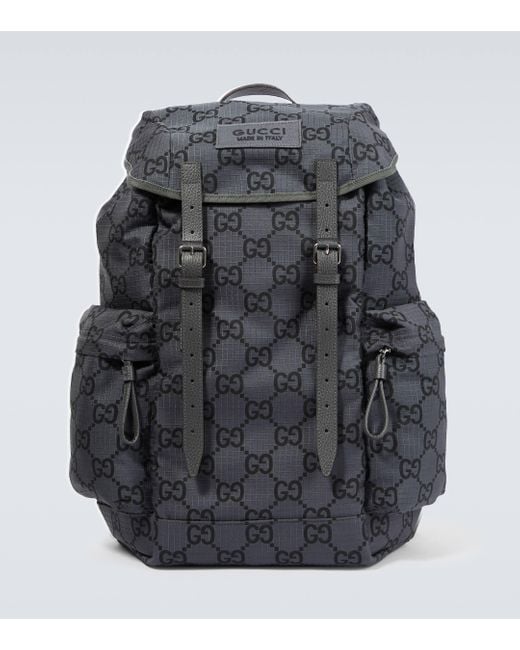 Sac a dos GG Large Gucci pour homme en coloris Gray