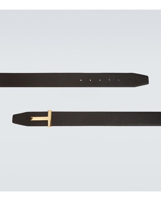 Tom Ford Reversible Ledergürtel in Black für Herren
