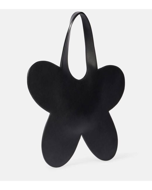 Borsa Tote Flower di Coperni in Black