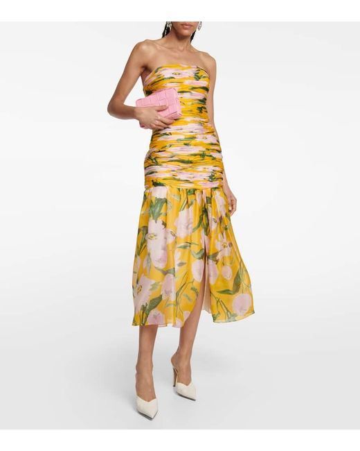 Carolina herrera dress yellow hotsell