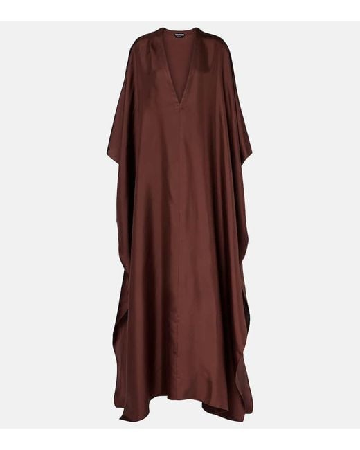 Tom Ford Brown Silk Twill Kaftan