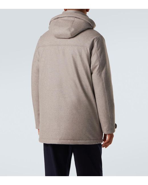 Zegna Natural Wool Down Jacket for men