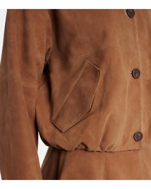 Jonathan Simkhai Brown Marley Suede Jacket
