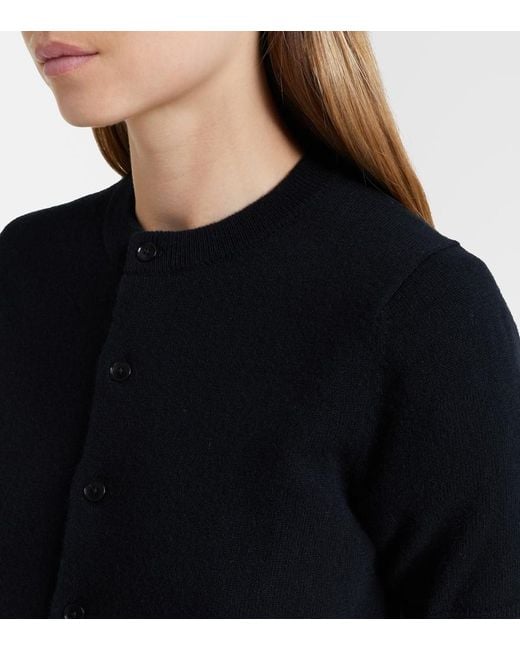 Extreme Cashmere Black N°399 Flyer Cashmere Cardigan