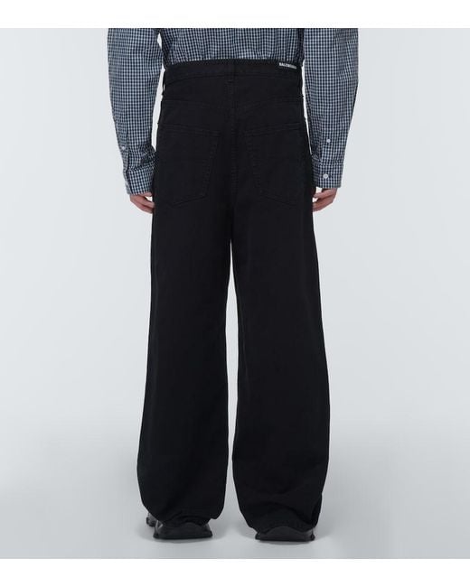 Balenciaga Black Baggy Jeans for men