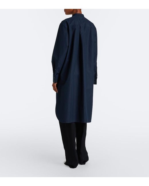Bottega Veneta Blue Cotton Poplin Tunic