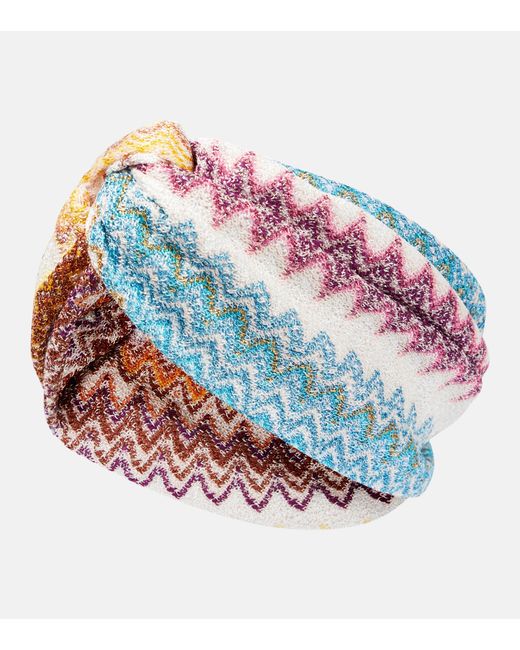 Missoni Zigzag Headband in Pink Lyst