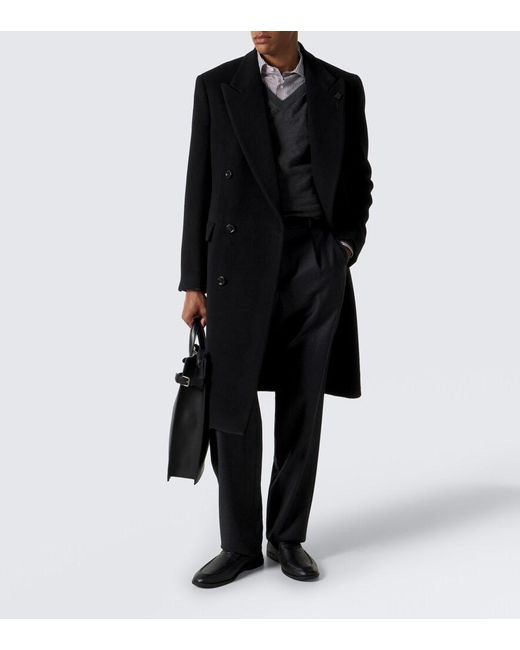 George Cleverley Black Leather Loafers for men