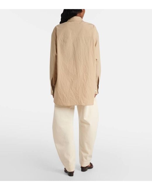 Lemaire Natural Hemd Aus Baumwolle