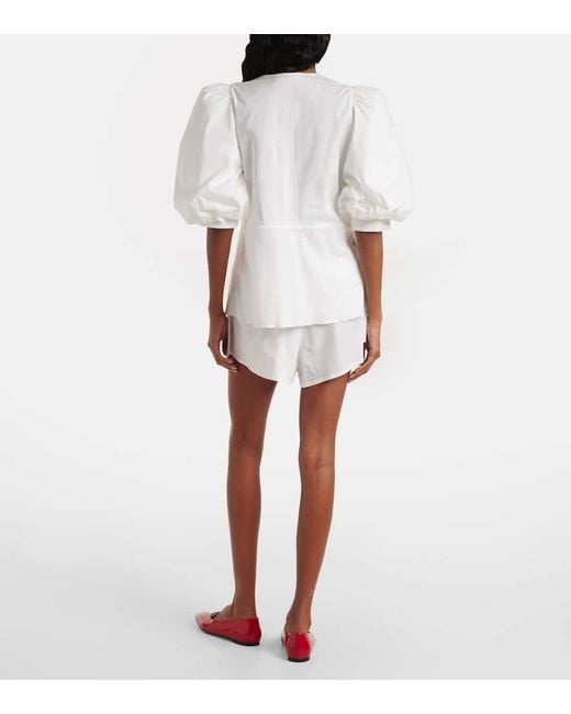 Adriana Degreas White Cotton Top