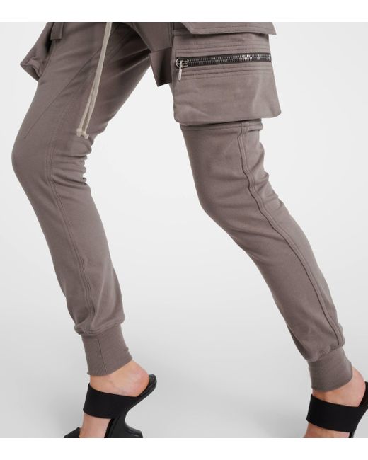 Pantalon cargo skinny en coton Rick Owens en coloris Natural
