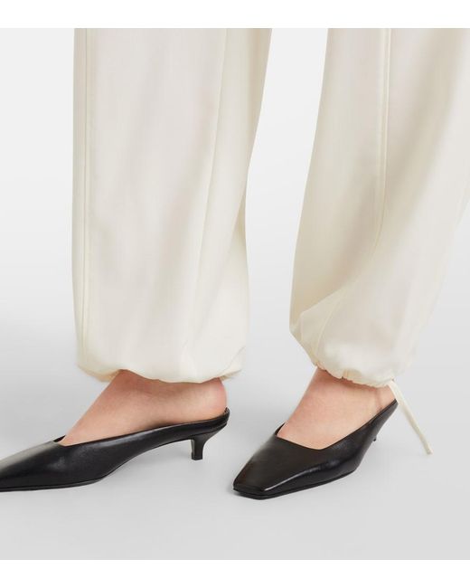 Rohe White Virgin Wool Balloon Pants