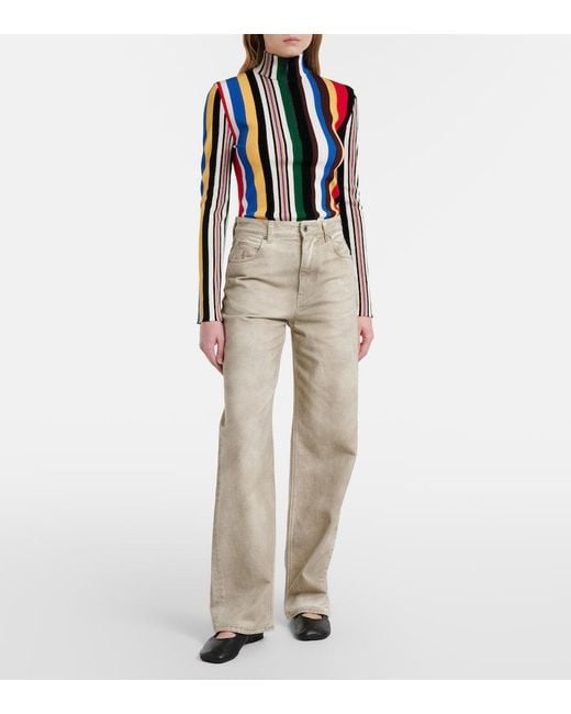 Loewe Natural Wide-Leg Jeans