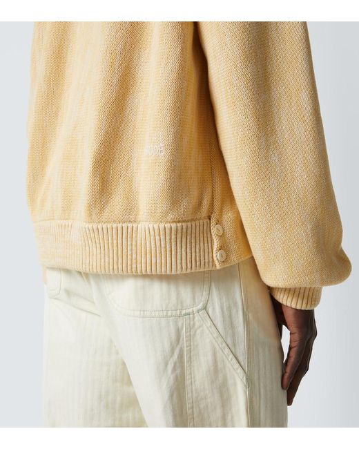 Bode Natural Cotton Cardigan for men