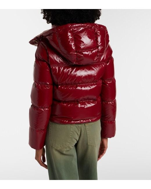 Moncler Red Niveole Down Jacket