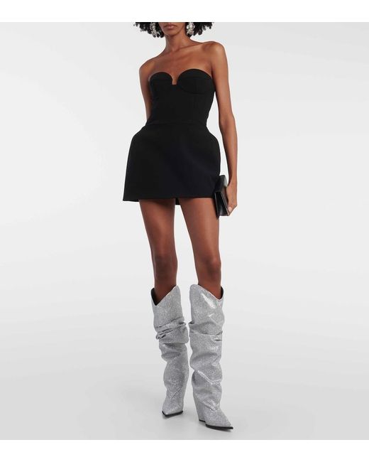 Alexandre Vauthier Gray Stiefel Mit Glitter