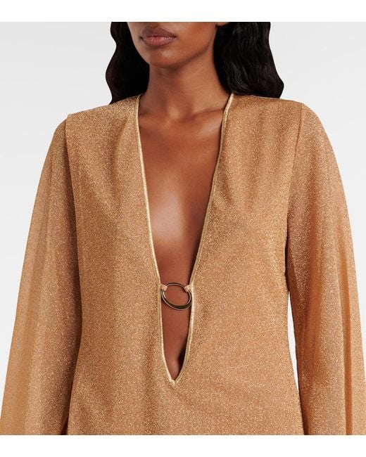 Oseree Natural Lumiere Beach Dress