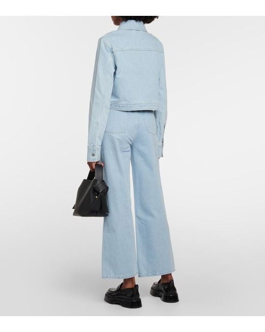 Nanushka Blue Verena Denim Jacket