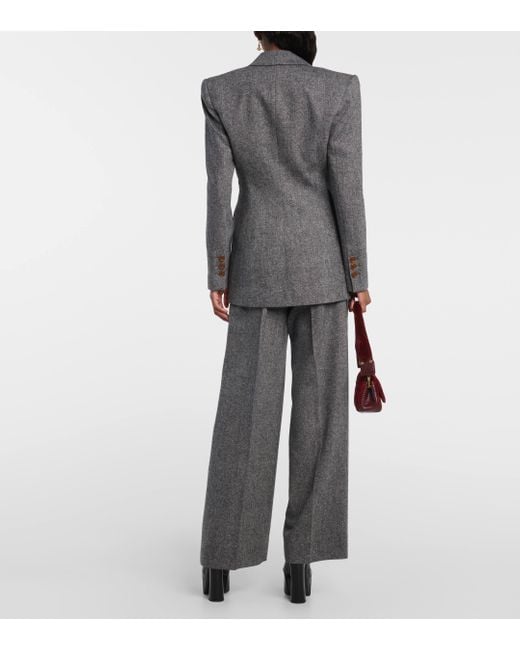 Vivienne Westwood Gray Wool-blend Double Breasted Blazer