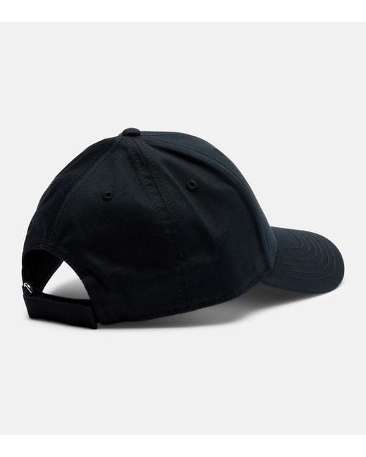 Moncler Black Baseballcap Aus Baumwolle