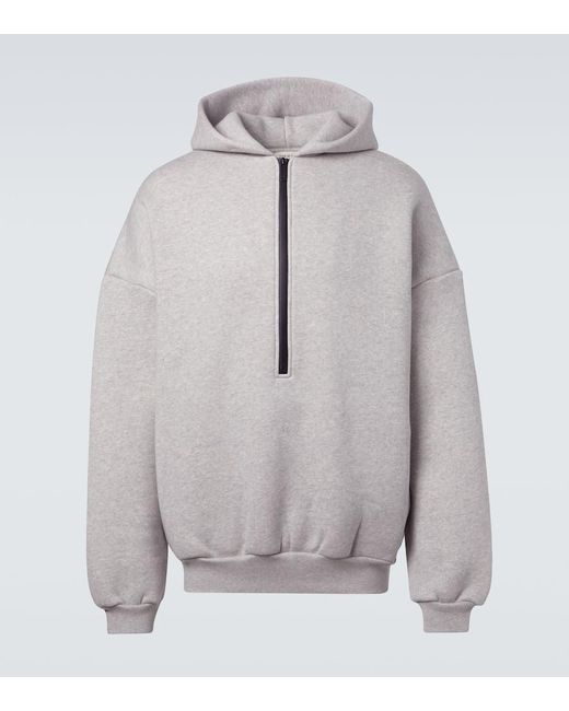 Felpa Con Cappuccio di Fear Of God in Gray da Uomo