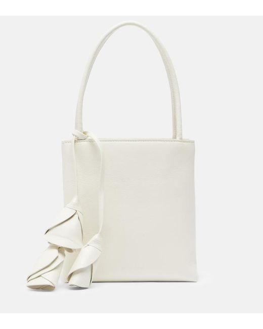 Magda Butrym White Julia Small Leather Shoulder Bag