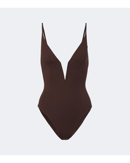 Eres Brown Galbe Swimsuit