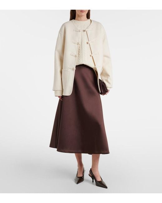 Rohe White Cable-Knit Wool Sweater