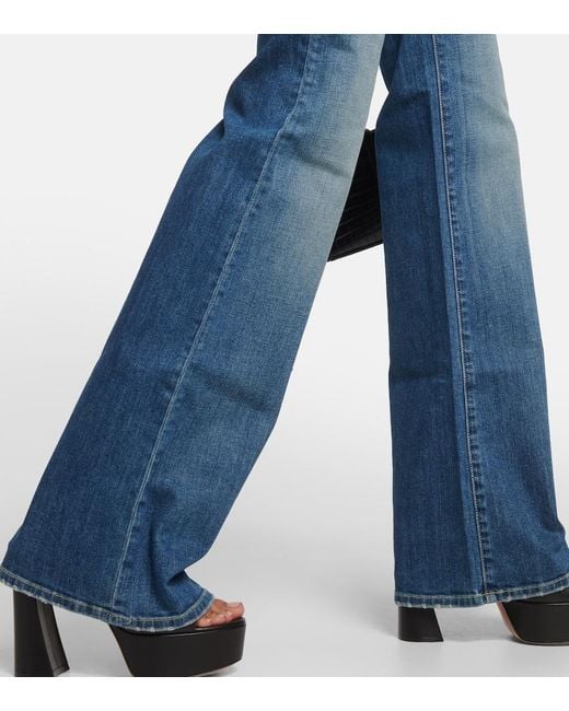 Nili Lotan Blue Celia Bootcut Jeans