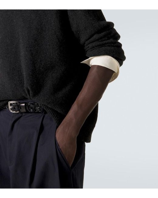 The Row Black Dumbo Cashmere Sweater for men